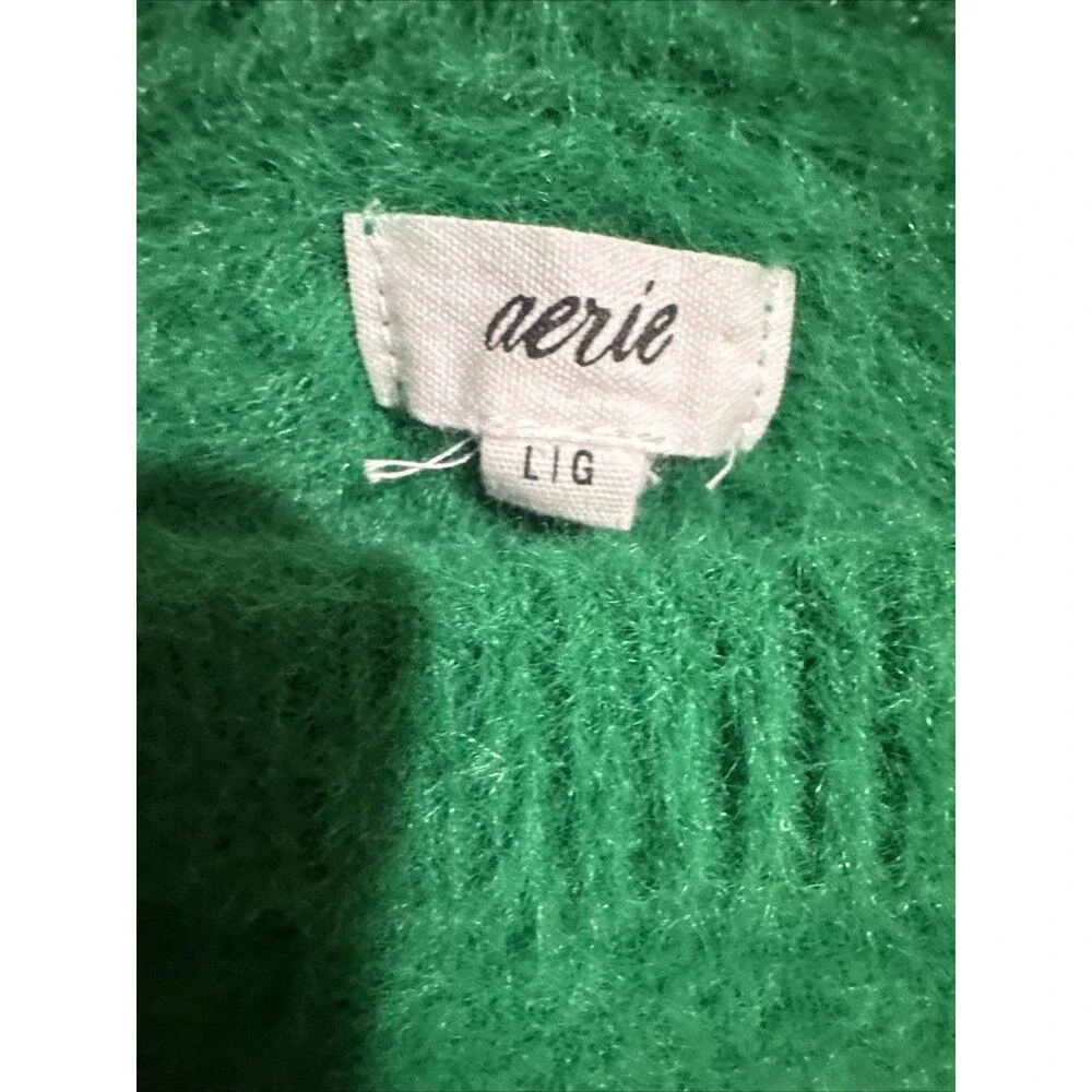 aerie fuzzy green